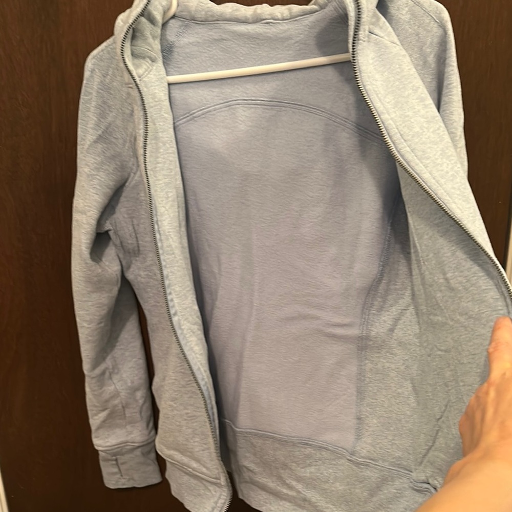 Lululemon Athletica Light Blue full zip scuba hoodie - Picture 10 of 11